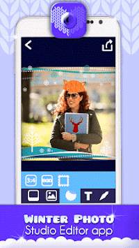 Winter Photo Studio Editor App screenshot 3