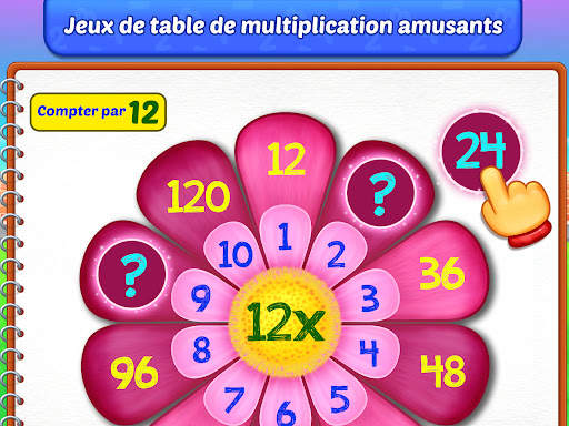 Jeux de multiplication enfants screenshot 11