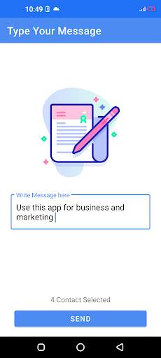 Bulk SMS Messenger screenshot 1