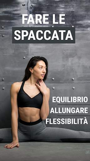 Esercizi di stretching - fare le spaccata a casa screenshot 1