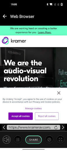 Kramer VIA screenshot 4