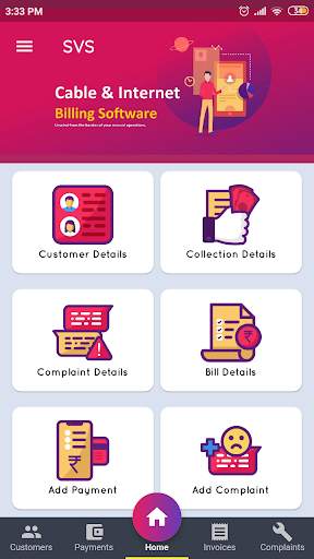SVS Cable TV Billing / Internet Billing App screenshot 2