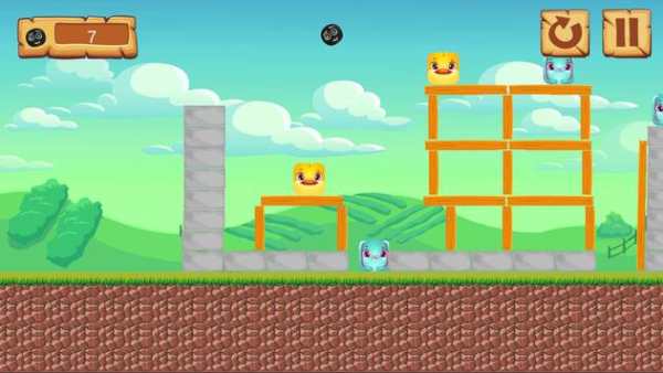 knocks down : slingshots free game screenshot 2