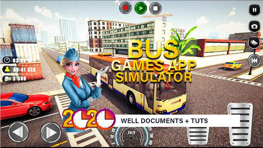 Bus Games App Simulator Driving 2020 screenshot 1