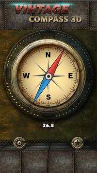 Vintage Compass App for Android: Find True North screenshot 1