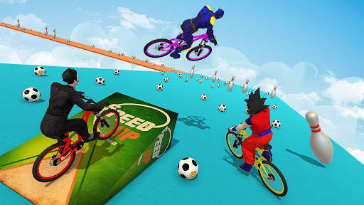 Superhero BMX Ride Extreme 3D Stunts screenshot 5