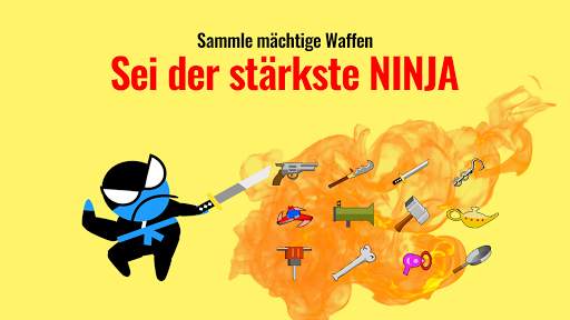 Springen Ninja Battle 2Spieler screenshot 4