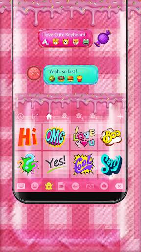 Sweet Candy  Emoji Keyboard for Android O screenshot 3