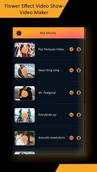 Flower Effect Video Show - Video Maker скриншот 3