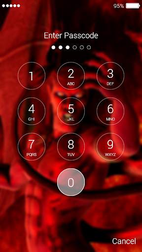 Red Devils Lock Screen 2 تصوير الشاشة