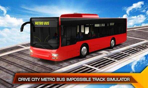 Drive City Metro Bus Impossible Track Simulator screenshot 1