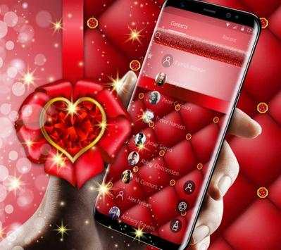beauty red love theme screenshot 3
