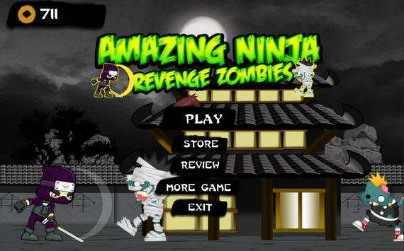 Ninja Revenge Zombies screenshot 1