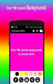 My Status Editor screenshot 2