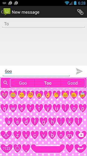 Valentine Heart Emoji Keyboard screenshot 2