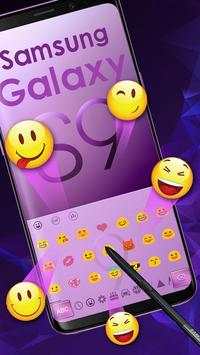 Purple Keyboard for Galaxy S9 स्क्रीनशॉट 3