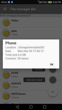 File Manager Lite screenshot 5