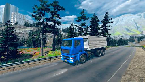 Euro truck simulator 2021: New truck driving games screenshot 1