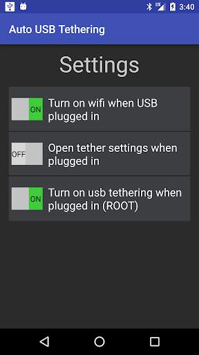 Auto USB Tethering screenshot 2