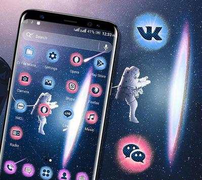 Astronaut Launcher Theme screenshot 4