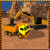 Coal Digger Crane &amp; Mine Truck – Offroad Simulator icon