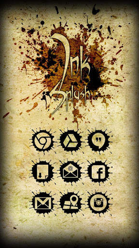 Ink Splash Solo Launcher Theme screenshot 3