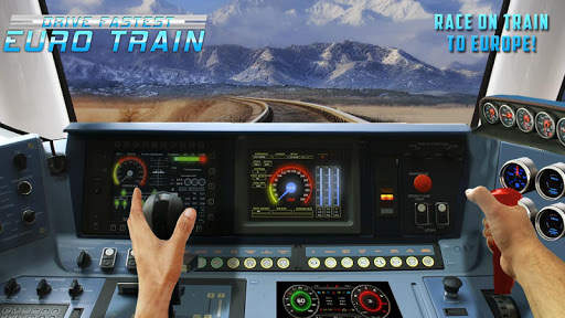 Drive Fastest Euro Train screenshot 1