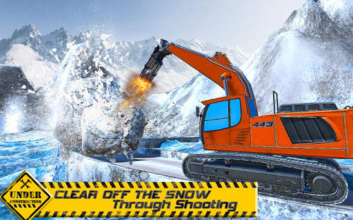 Snow Excavator Shooting Simulator: Rescue Missions screenshot 5