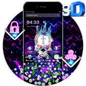 Diamond Skull Gravity Theme 💎💀 on 9Apps