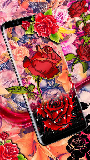 Gothic Rose Keyboard 🌹 screenshot 1