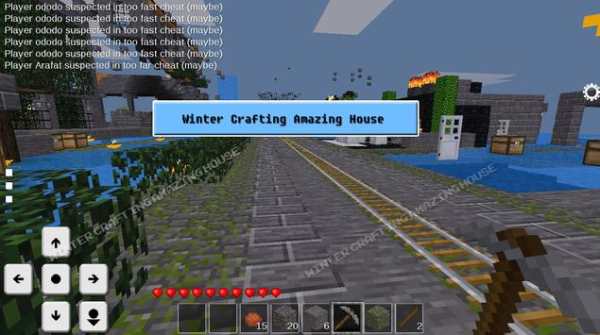 Winter Mine Crafting Amazing House Pocket Edition screenshot 3