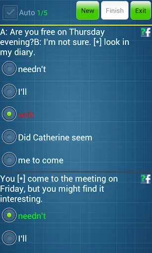 Test English Grammar II (Free) screenshot 2