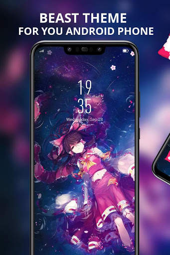 Best Beauty Girl sinking sea clicks waves theme screenshot 1