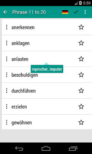 Verbes allemands communs - Apprendre l'allemand screenshot 5
