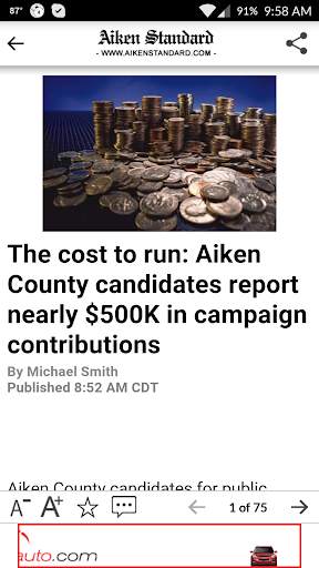 Aiken Standard News screenshot 3