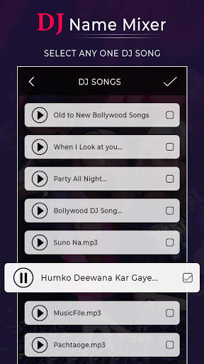 DJ Name Mixer - DJ Name Maker with Music Player screenshot 2