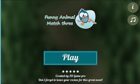 Funny animal match three screenshot 1