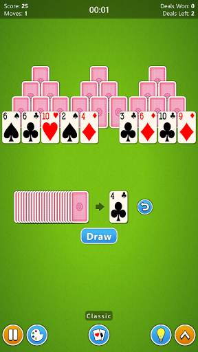 TriPeaks Solitaire 4 in 1 Card Game screenshot 1