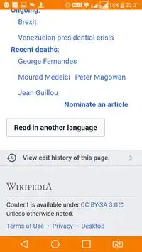 Wikipedia App screenshot 2