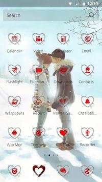 Love in Winter Theme screenshot 3