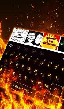 Live 3D Cool Flaming Fire Keyboard Theme screenshot 5