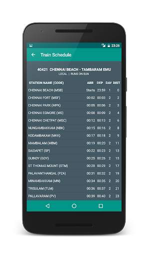 Local Train Time Table screenshot 4