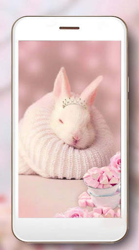 Bunny Fluffy Live Wallpaper screenshot 2