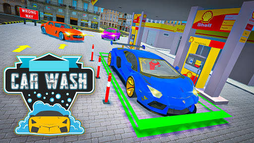 Car Wash Game 3D : Modern Car Garage & Car Service screenshot 1