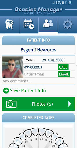 Dentist Manager: patient organiser software screenshot 4