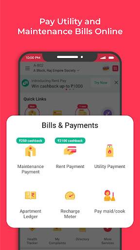 NoBrokerHood Visitor, Society & Accounting System screenshot 4