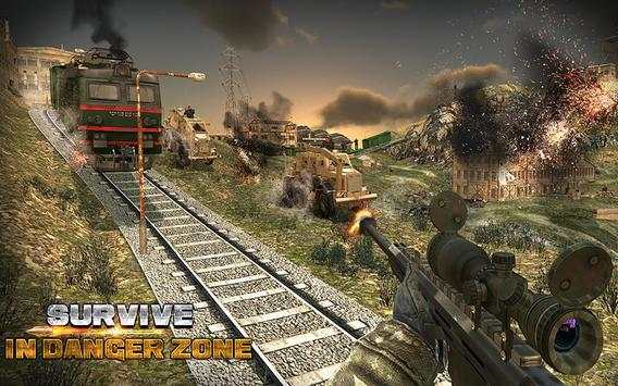 Sniper Kereta Shooter Sim screenshot 9