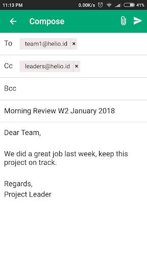 Helio Mail screenshot 5