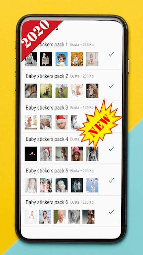 Cute Baby Sticker for Whatsapp 2020 screenshot 2