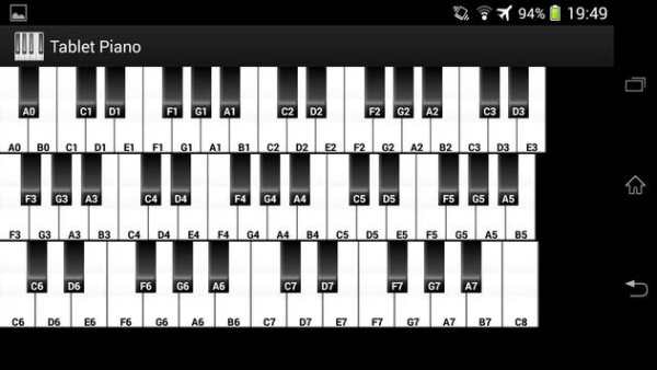 Tablet Piano screenshot 1